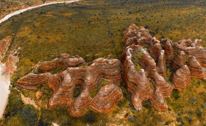 Purnululu National Park is home to the Bungle Bungle Range